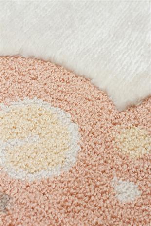 BAMBINO BMB 06 CREAM MULTY  Pastel Renkli Hav ve Toz Vermeyen Çocuk Halısı