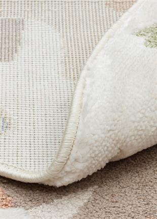 BAMBINO BMB 07 CREAM MULTY Q   Pastel Renkli Hav ve Toz Vermeyen Çocuk Halısı