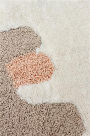 BAMBINO BMB 07 CREAM MULTY Q   Pastel Renkli Hav ve Toz Vermeyen Çocuk Halısı