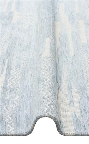 BIGA BG 01 BLUE  Hav Toz Vermez Kaymaz Tabanlı İnce Dokuma Modern Halı