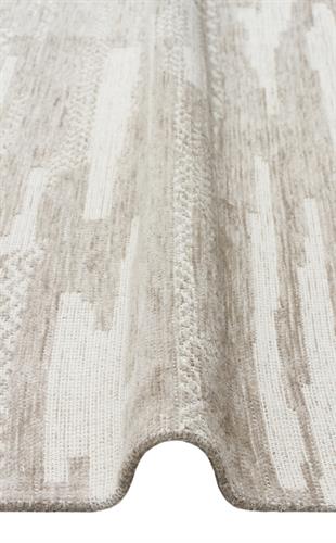 BIGA BG 01 CREAM  Hav Toz Vermez Kaymaz Tabanlı İnce Dokuma Modern Halı