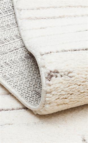 BOHEME BHM 02 WHITE BLACK  Kolay Kullanımlı Yumuşak Dokulu Modern İskandinav Halı