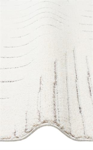 BOHEME BHM 02 WHITE BLACK  Kolay Kullanımlı Yumuşak Dokulu Modern İskandinav Halı