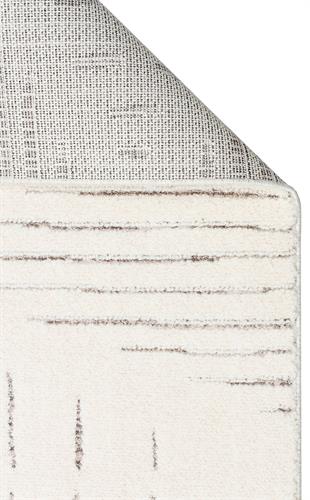 BOHEME BHM 02 WHITE BLACK  Kolay Kullanımlı Yumuşak Dokulu Modern İskandinav Halı