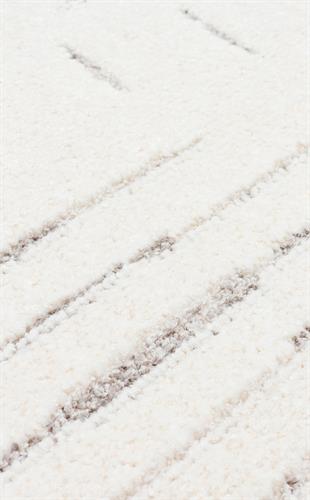 BOHEME BHM 02 WHITE BLACK  Kolay Kullanımlı Yumuşak Dokulu Modern İskandinav Halı