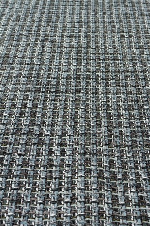 BROOKLYN BRK 01 ANTRASIT SILVER  Hasır Görünümlü Kaymaz Renkli Dokuma Modern Kilim