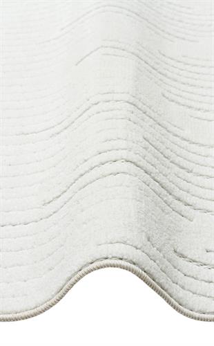 CAPE TOWN CPT 03 WHITE  Hav Toz Vermez Yüksek Alçak Dokulu Yumuşak Tuşeli Makine Halısı