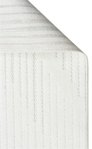 CAPE TOWN CPT 03 WHITE  Hav Toz Vermez Yüksek Alçak Dokulu Yumuşak Tuşeli Makine Halısı