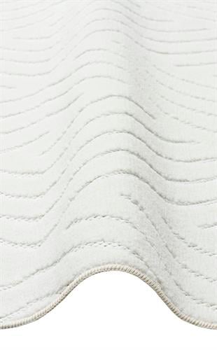 CAPE TOWN CPT 04 WHITE  Hav Toz Vermez Yüksek Alçak Dokulu Yumuşak Tuşeli Makine Halısı