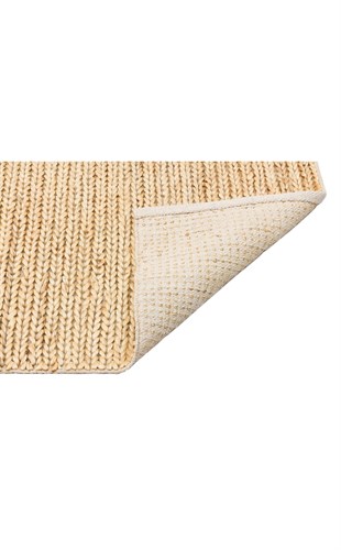 CHOTI CHOTI CREAM  El Dokuma Naturel Jüt Hasır Halı