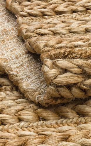 CHOTI CHOTI MIX NATURAL  El Dokuma Naturel Jüt Hasır Halı