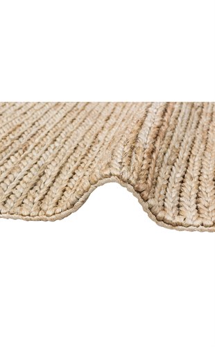 CHOTI CHOTI SMOKE  El Dokuma Naturel Jüt Hasır Halı