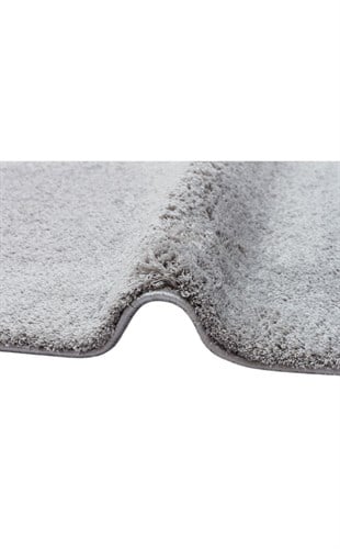 COMFORT 1006 GREY  Kolay Kullanımlı Hav Toz Vermez Yumuşak Dokulu Modern Pofuduk Shaggy Halı