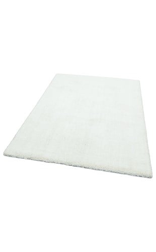 COMFORT 1006 WHITE  Kolay Kullanımlı Hav Toz Vermez Yumuşak Dokulu Modern Pofuduk Shaggy Halı