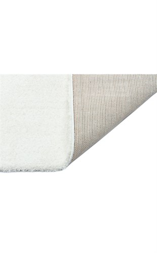 COMFORT 1006 WHITE  Kolay Kullanımlı Hav Toz Vermez Yumuşak Dokulu Modern Pofuduk Shaggy Halı