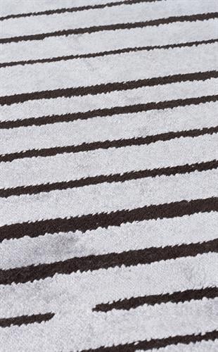 CORDOBA NEW DB 06 ANTRASIT GREY NW  Parlak Yüksek Alçak Dokulu Modern Makine Halısı