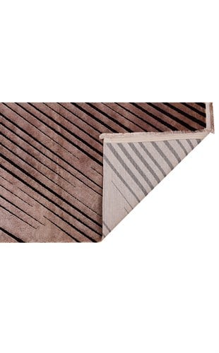 CORDOBA NEW DB 06 ANTRASIT VIZON NW  Parlak Yüksek Alçak Dokulu Modern Makine Halısı