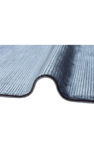 CORDOBA NEW DB PLAIN MARINE NW  Parlak Yüksek Alçak Dokulu Modern Makine Halısı
