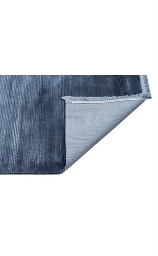 CORDOBA NEW DB PLAIN MARINE NW  Parlak Yüksek Alçak Dokulu Modern Makine Halısı