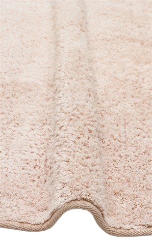 COTTON BOON CBN PLAIN BEIGE Q  Yıkanabilir Kaymaz Tabanlı Naturel Pamuk Bebek Halısı