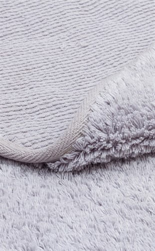 COTTON BOON CBN PLAIN GREY Q  Yıkanabilir Kaymaz Tabanlı Naturel Pamuk Bebek Halısı