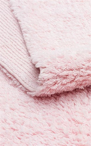 COTTON BOON CBN PLAIN POWDER  Yıkanabilir Kaymaz Tabanlı Naturel Pamuk Bebek Halısı