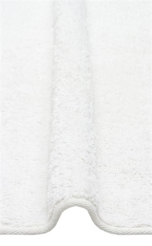 COTTON BOON CBN PLAIN WHITE Q  Yıkanabilir Kaymaz Tabanlı Naturel Pamuk Bebek Halısı