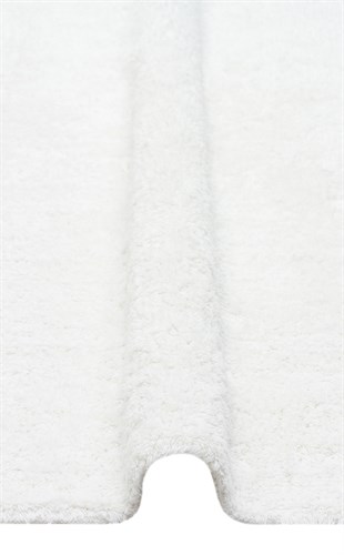 COTTON BOON CBN PLAIN WHITE  Yıkanabilir Kaymaz Tabanlı Naturel Pamuk Bebek Halısı