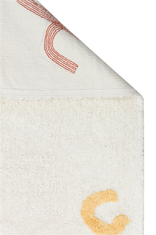 COTTON BOON XW CBN 05 MULTY XW  Yıkanabilir Kaymaz Tabanlı Naturel Pamuk Bebek Halısı