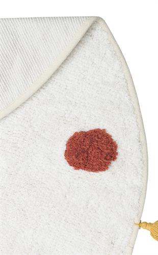 COTTON BOON XW CBN 06 MULTY XW Q  Yıkanabilir Kaymaz Tabanlı Naturel Pamuk Bebek Halısı