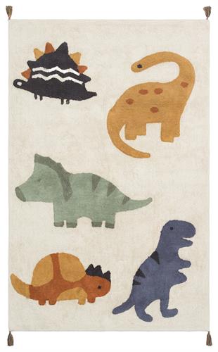 COTTON BOON XXW CBN 08 MULTY XXW  Yıkanabilir Kaymaz Tabanlı Naturel Pamuk Bebek Halısı