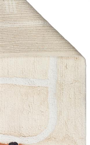 COTTON BOON XXW CBN 09 MULTY XXW  Yıkanabilir Kaymaz Tabanlı Naturel Pamuk Bebek Halısı