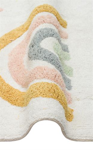 COTTON BOON XXW CBN 10 MULTY XXW  Yıkanabilir Kaymaz Tabanlı Naturel Pamuk Bebek Halısı