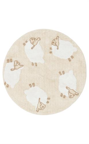 COTTON BOON XXW CBN 11 MULTY XXW Q  Yıkanabilir Kaymaz Tabanlı Naturel Pamuk Bebek Halısı