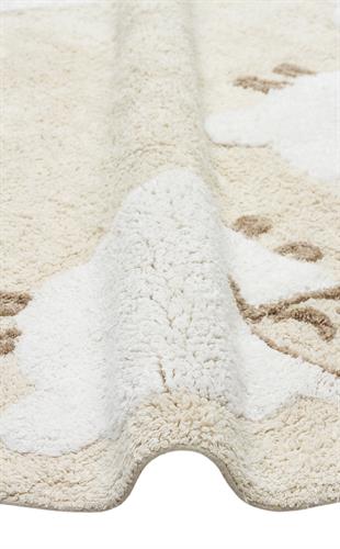 COTTON BOON XXW CBN 11 MULTY XXW Q  Yıkanabilir Kaymaz Tabanlı Naturel Pamuk Bebek Halısı