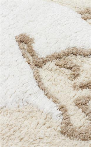 COTTON BOON XXW CBN 11 MULTY XXW Q  Yıkanabilir Kaymaz Tabanlı Naturel Pamuk Bebek Halısı