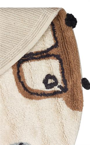 COTTON BOON XXW CBN 15 MULTY XXW Q  Yıkanabilir Kaymaz Tabanlı Naturel Pamuk Bebek Halısı