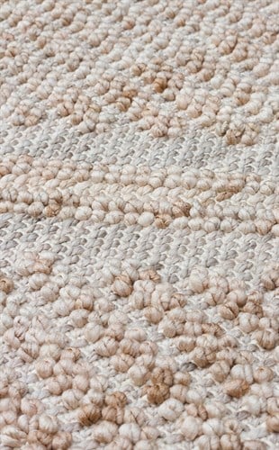 COZY CZY 03 GREY BEIGE  Hav Toz Vermez Modern Örgü Dokuma Makine Halısı