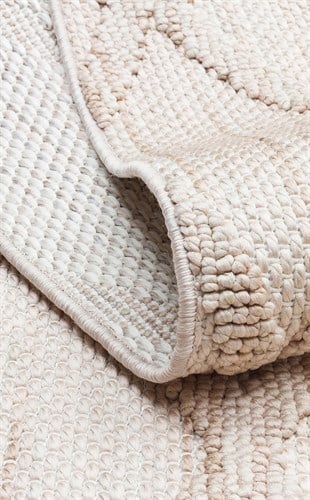 COZY CZY 04 BEIGE  Hav Toz Vermez Modern Örgü Dokuma Makine Halısı