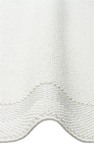 COZY CZY 05 CREAM  Hav Toz Vermez Modern Örgü Dokuma Makine Halısı