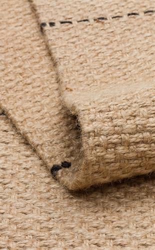 DELHİ DLH 01 BLACK  Jüt ve Pamuk ile Üretilen Çift Taraflı Modern Kilim