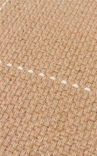 DELHİ DLH 01 WHITE  Jüt ve Pamuk ile Üretilen Çift Taraflı Modern Kilim