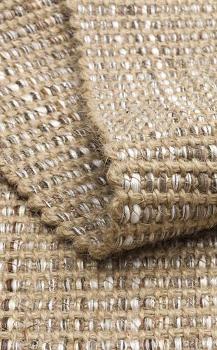 DOHA DH 01 BEIGE  Jüt ve Polyester ile Üretilen Çift Taraflı Modern Kilim