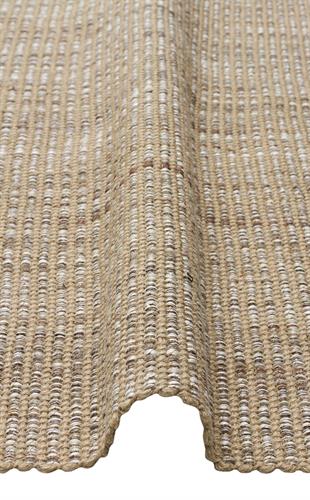 DOHA DH 01 BEIGE  Jüt ve Polyester ile Üretilen Çift Taraflı Modern Kilim