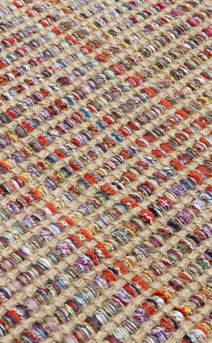 DOHA DH 01 MULTY  Jüt ve Polyester ile Üretilen Çift Taraflı Modern Kilim