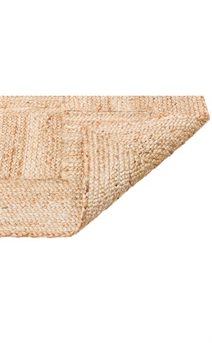 ECHO ECH 06 NATURAL XW  El Dokuma Naturel Jüt Hasır Halı