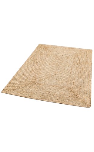 ECHO ECH 10 NATURAL  El Dokuma Naturel Jüt Hasır Halı