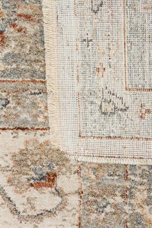 EFES EFES 04 CREAM GREY XW  Hav Toz Vermez Yumuşak Tuşeli Makine Halısı