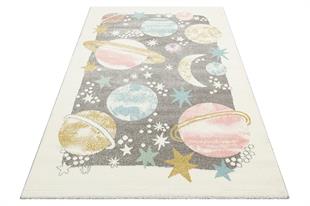 EKO KIDS KDS 23 PASTEL  Tüy ve Toz Vermeyen Antialerjik Polipropilen ile Üretilen Çocuk Halıları