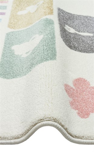EKO KIDS KDS 25 PASTEL  Hav Toz Vermez Çocuk Halısı